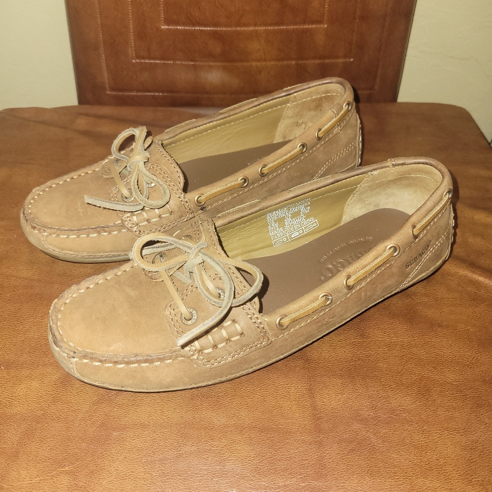 Women's Sebago Bala Cinnamon loafer boat shoes size 6.5